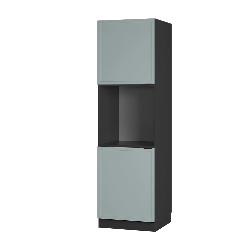 Vicco Mobile per forno da incasso Blu-grigio chiaro 60 cm aperto