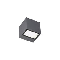 Applique a Parete da Esterno Interno Quadrata Doppia Luce Box Mini Sovil Colore: Grafite