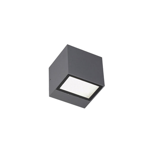 Applique a Parete da Esterno Interno Quadrata Doppia Luce Box Mini Sovil Colore: Grafite