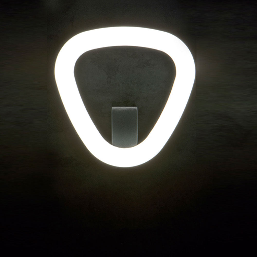 Applique a Parete Esterno Interno Tonda Led Moderna Daphne Sovil Colore: Grafite