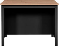 Isola per cucina redenza 2 ripiani cm 124x75x82h Helina Nero e rovere INTER LINK