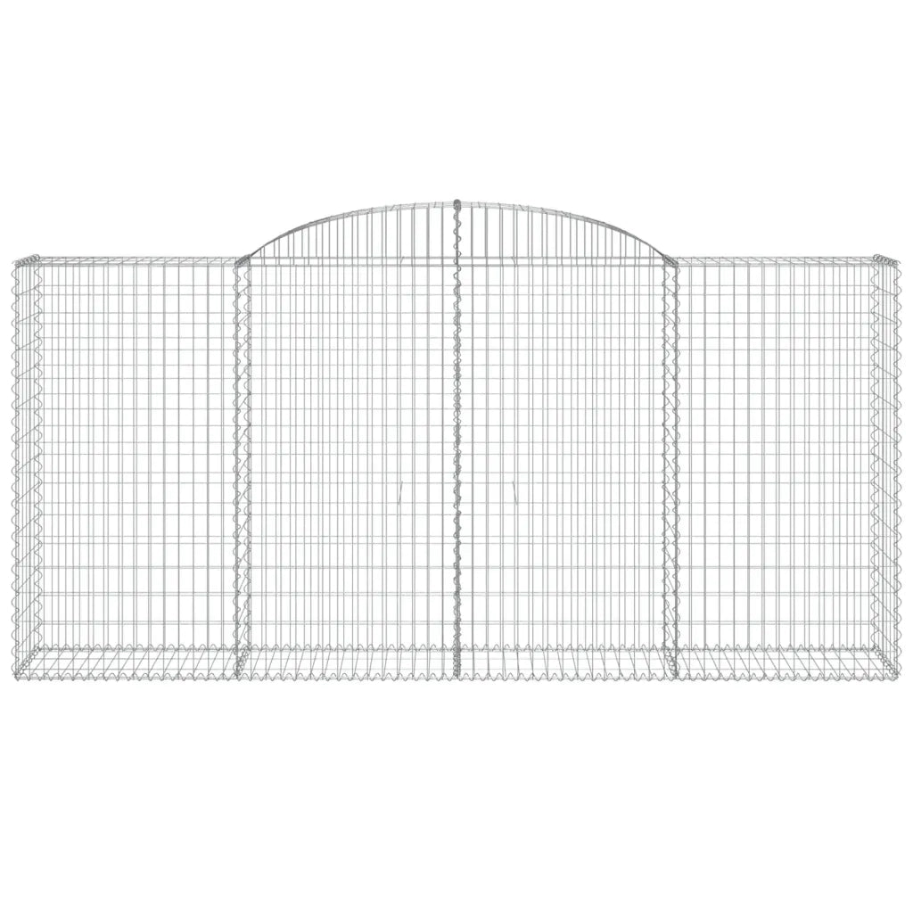 Cesti Gabbioni ad Arco 10 pz 300x50x140/160 cm Ferro Zincato