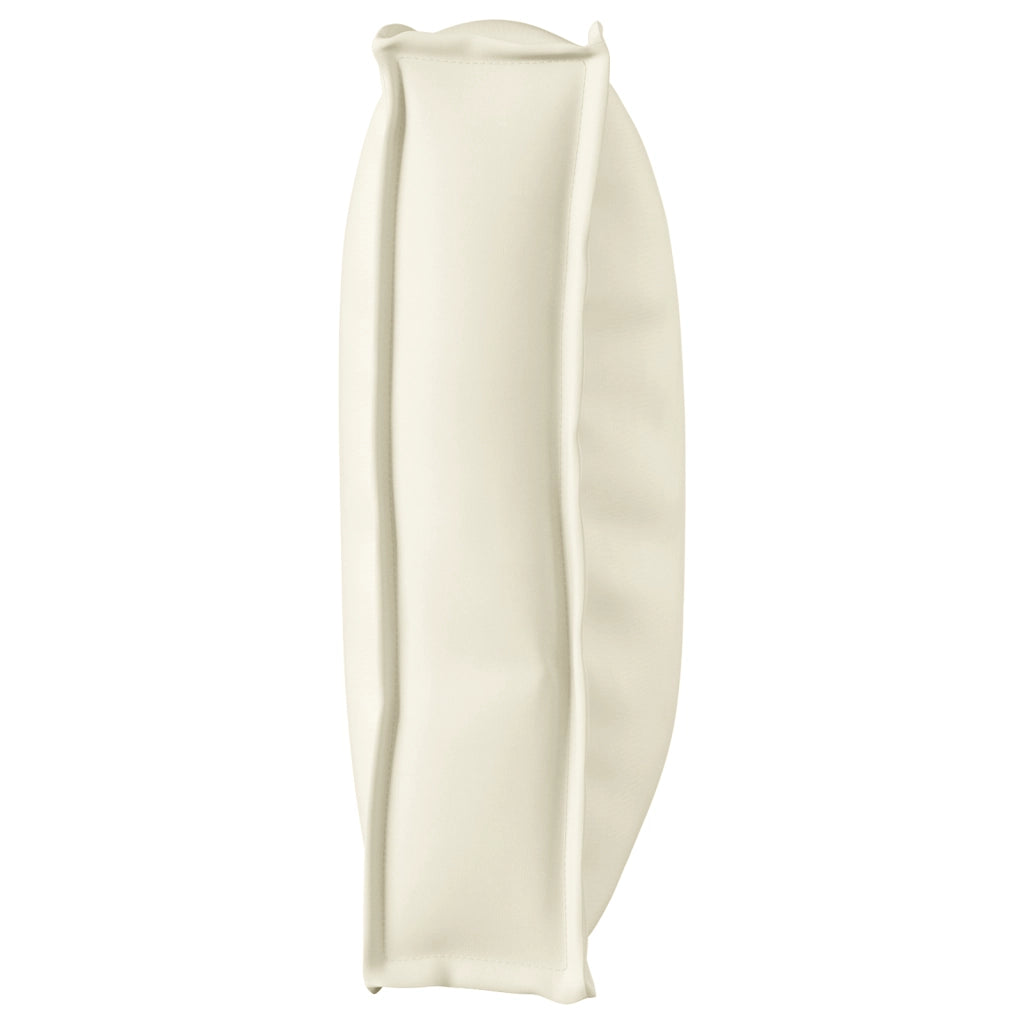 Cuscino per pallet da Seduta/Schienale Panna 120x60x12 cm Tessuto Oxford
