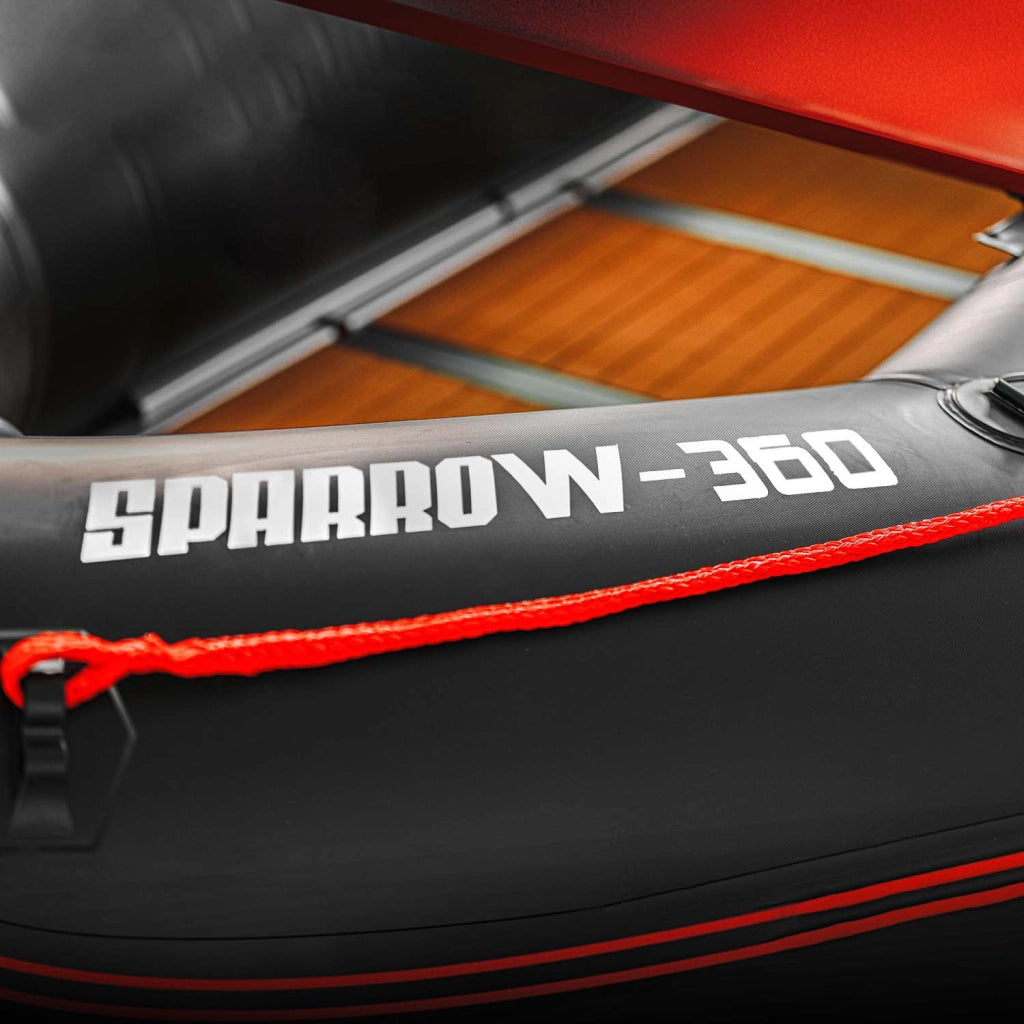 Sparrow 360 - Gommone 360X150Cm Con 4 Camere D'Aria E Pavimento In Legno Sintetico
