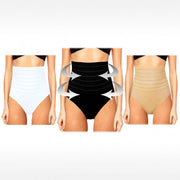 Trade Shop - Slip A Vita Alta Con Panciera Guaina Contenitiva Addominale In Cotone 6077 -