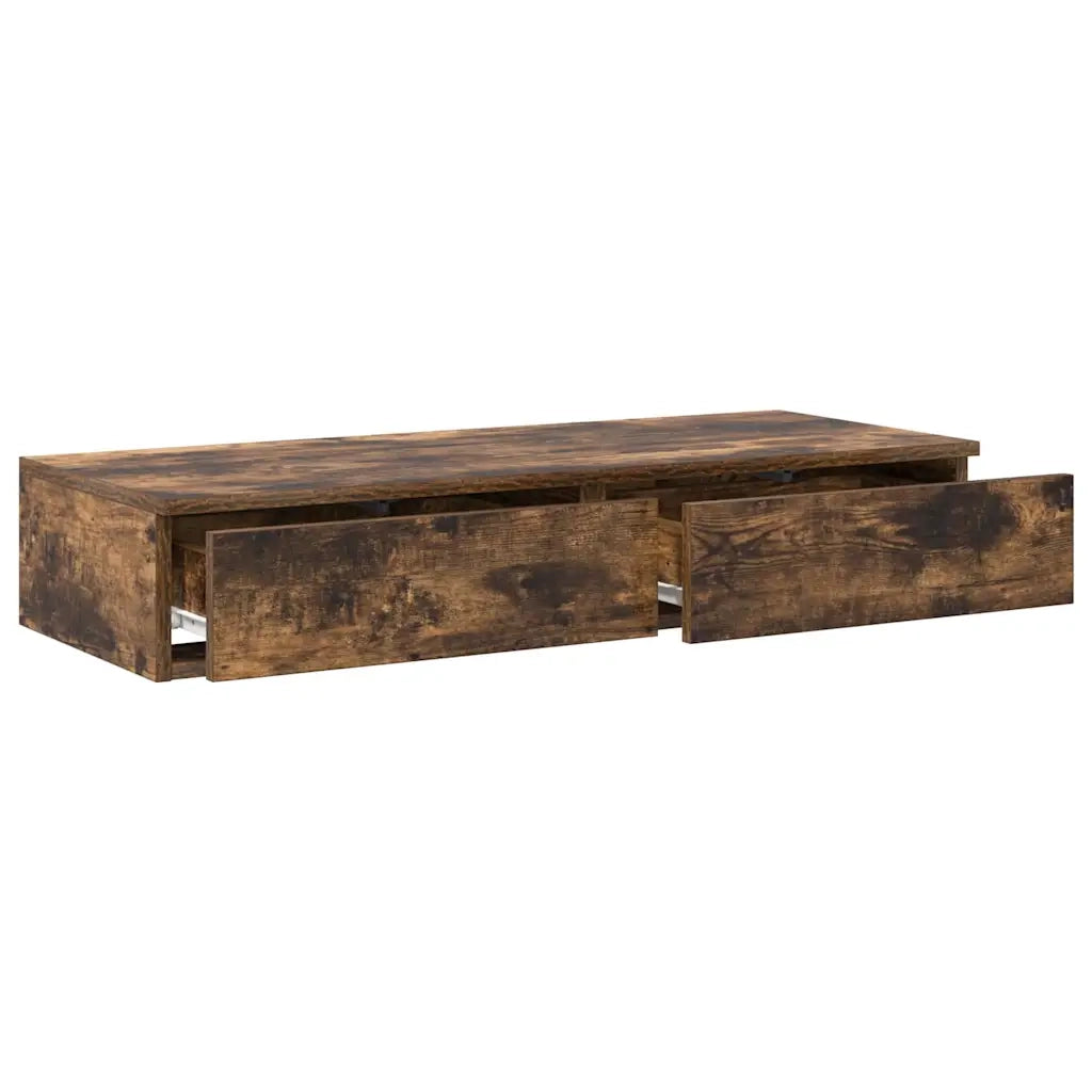 Cassetti per letto con cassetto Rovere fumé 75 x 36,5 x 16,5 cm 866967