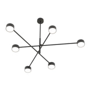 Lampada a sospensione NATSU in acciaio nero
