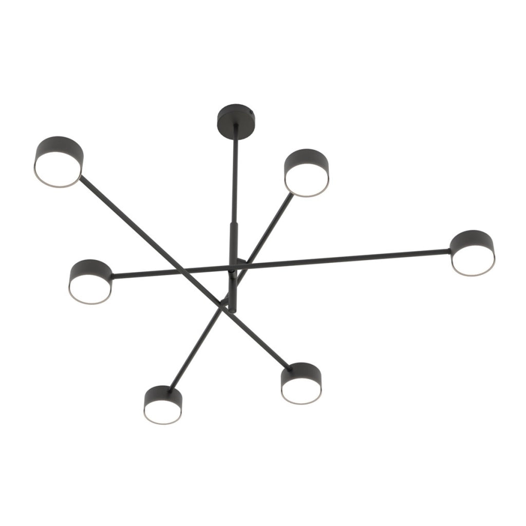 Lampada a sospensione NATSU in acciaio nero