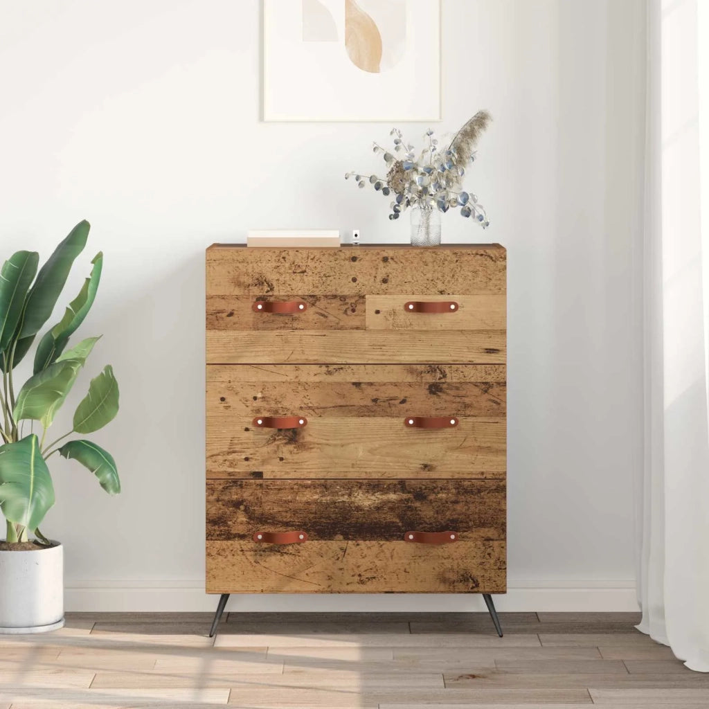 Cassettiera con cassetto Legno vecchio 69,5 x 34 x 90 cm 881486