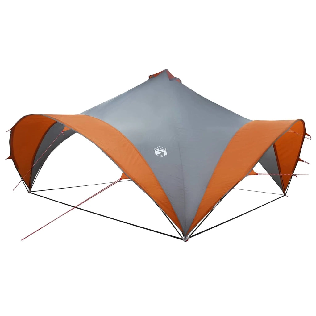 Tenda Party con tetto Grigio e arancione 500 x 500 x 350 cm 42028609