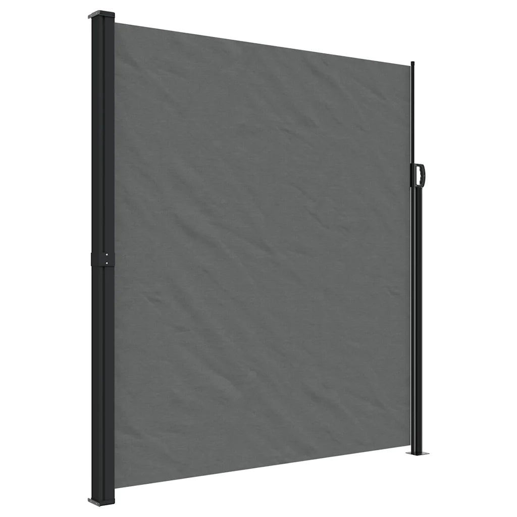 Tenda da Sole Laterale Retrattile-Tenda parasole per balcone per giardino antracite 220x300 cm