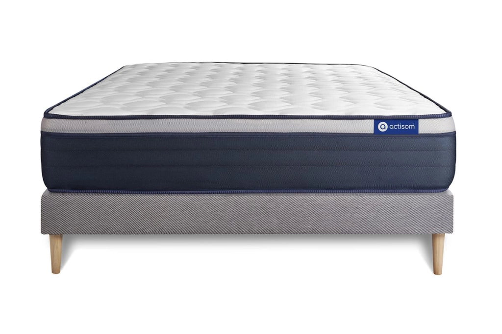 Kit rete e materasso Actiflex max 120x195cm - Spessore : 26cm - Molle insacchettate e memory foam - rigido