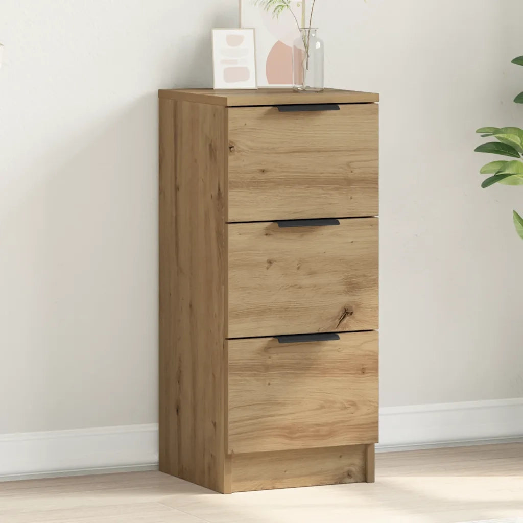Credenza Rovere Artigianale 30x30x70 cm in Legno Multistrato 856957