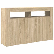 Credenza | Madia | Buffet da pranzo | Armadio da pranzo Rovere Sonoma 116 x 30 x 75 cm Legno multistrato