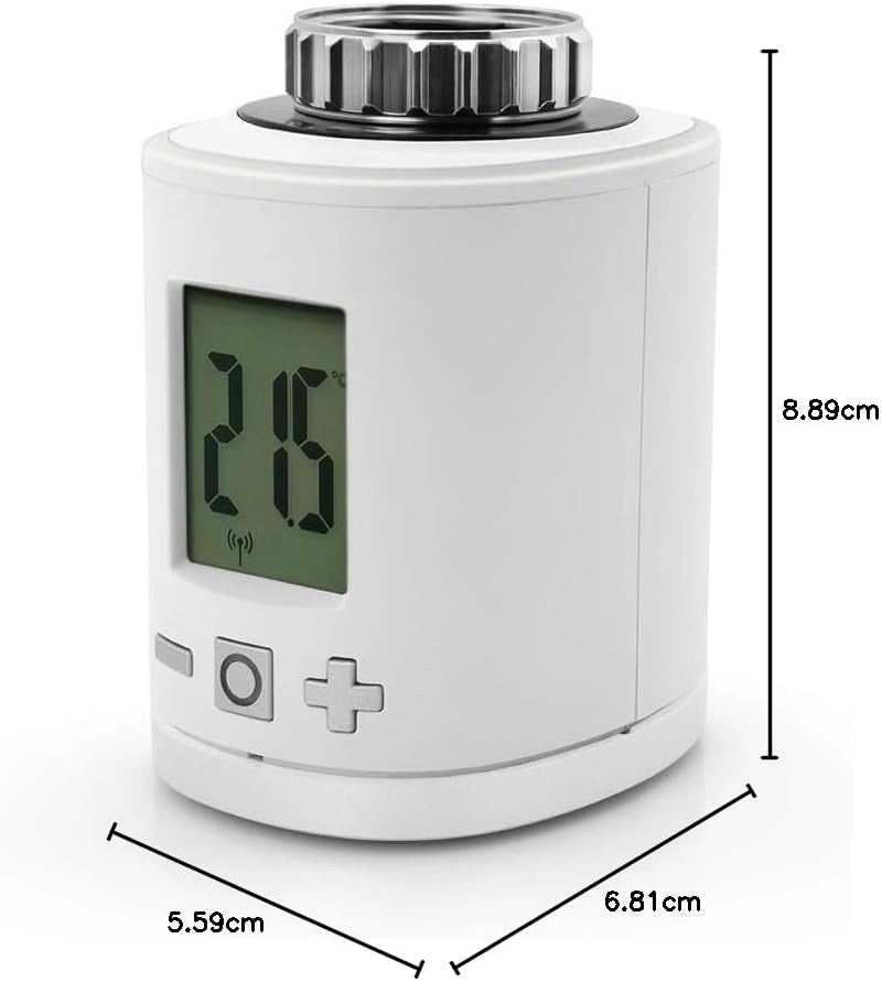 Home Pilot - Valvola termostatica smart per il controllo dei radiatori. Risparmio energetico | Comando vocale | Riscaldamento smart | Controllo tramite app - 13601001