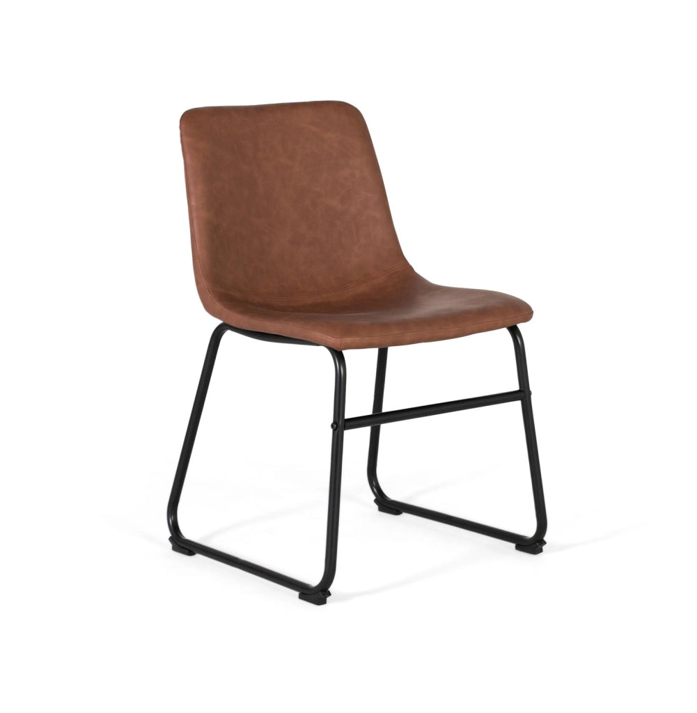 Set di quattro sedie imbottite e rivestite