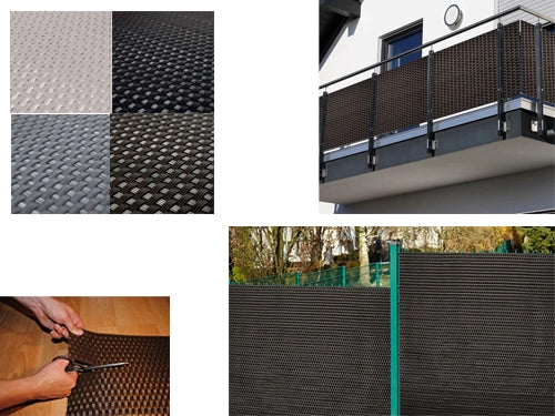 STUOIA BRIXO IN POLIETILENE RATTANSCREEN T.MORO 0.9X5