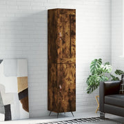 Credenza Rovere Fumo 34,5x34x180 cm in Legno Multistrato 3200110