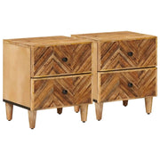 Comodino 2 pcs Marrone 40 x 33,5 x 46 cm
