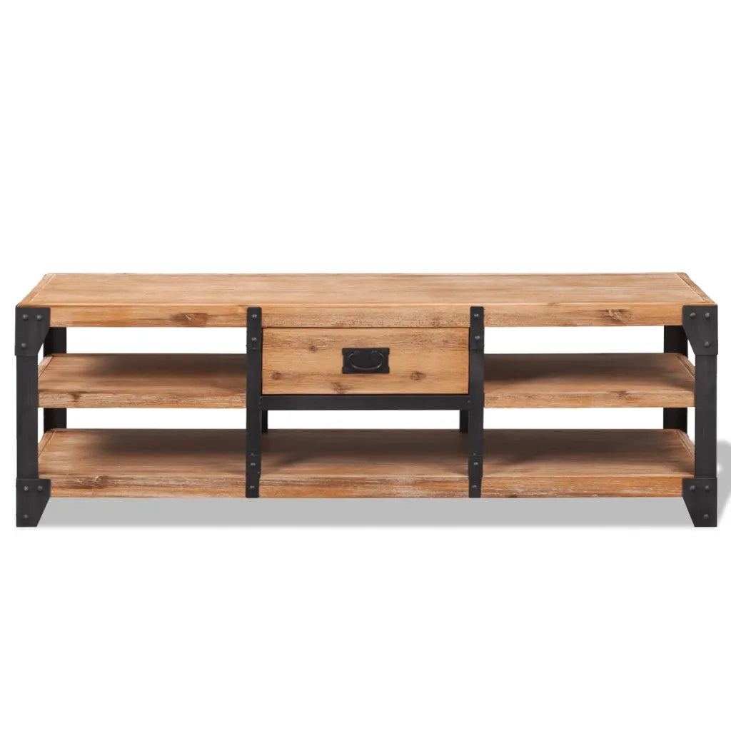 Set Arredi Soggiorno 3 pz in Legno di Acacia 274708