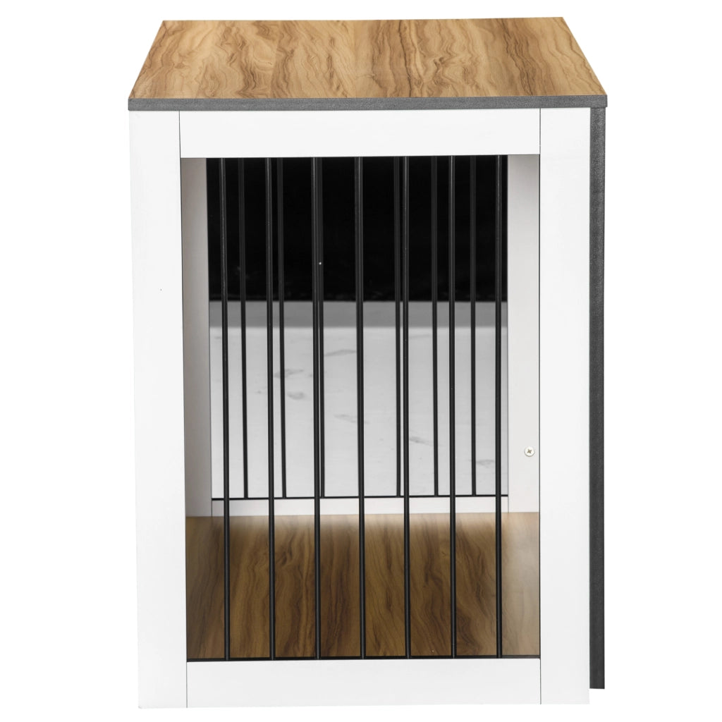 Casetta per cani grande ¨C zephmum ¨C 106x60x76 cm bianco legno