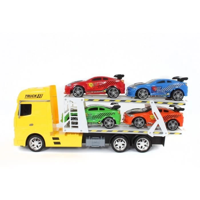 Camion da trasporto - TURBO CHALLENGE - Veicoli di intervento - 1/24 - Veicolo a frizione - Colore casuale