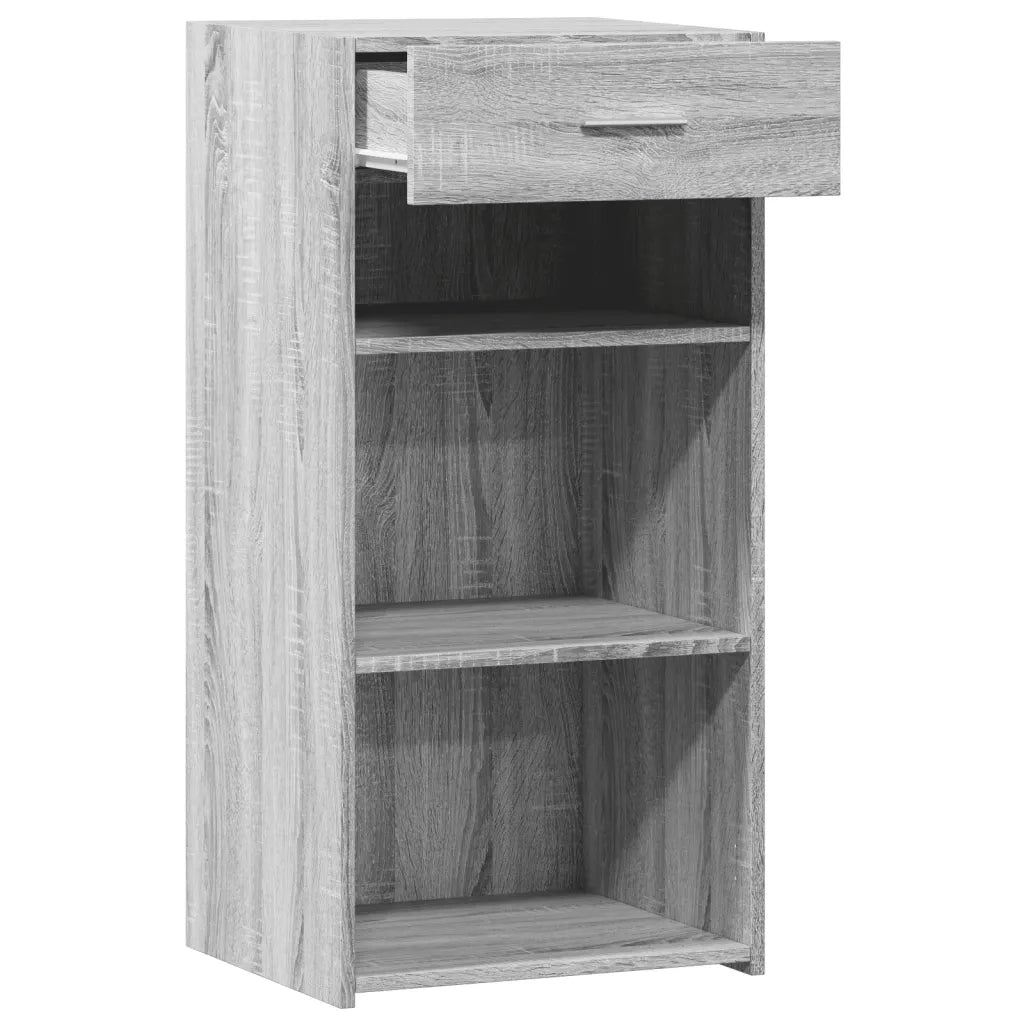 Credenza-Buffet-Armadio da cucina Grigio Sonoma 45x42,5x93 cm in Legno Multistrato
