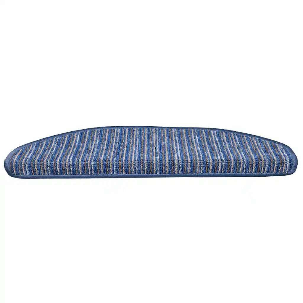 Tappetini per scale autoadesivi 15 pcs Blu 65 x 21 x 4 cm 42011447