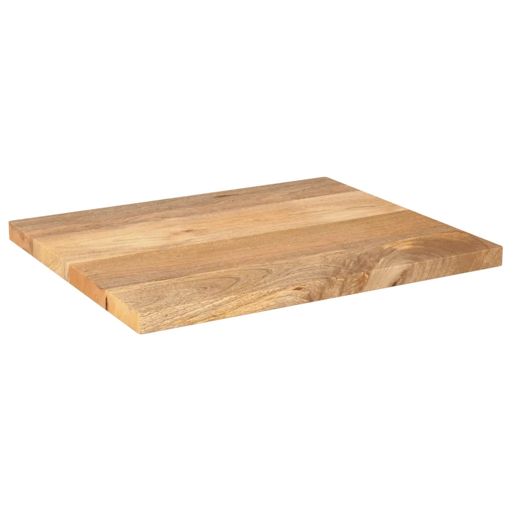 Piano per Tavolo 60x50x3,8 cm Rettangolare Legno Massello Mango