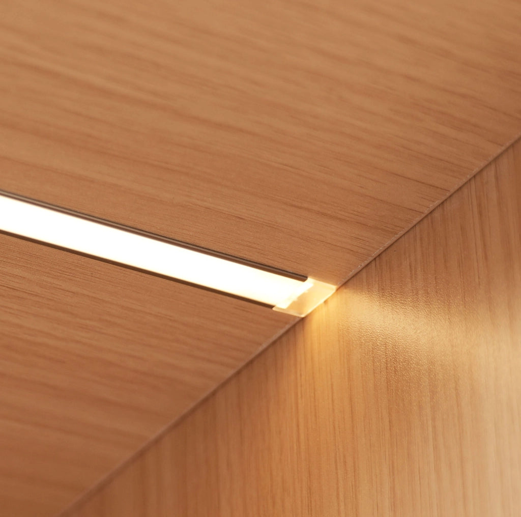 Vetrina angolare LED effetto rovere 62 x 35 x 160 cm