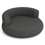 Divano gonfiabile lounge 160 x 164 x 61,5 cm superficie spaziosa e braccioli larghi stile moderno poliestere grigio 20_0017946