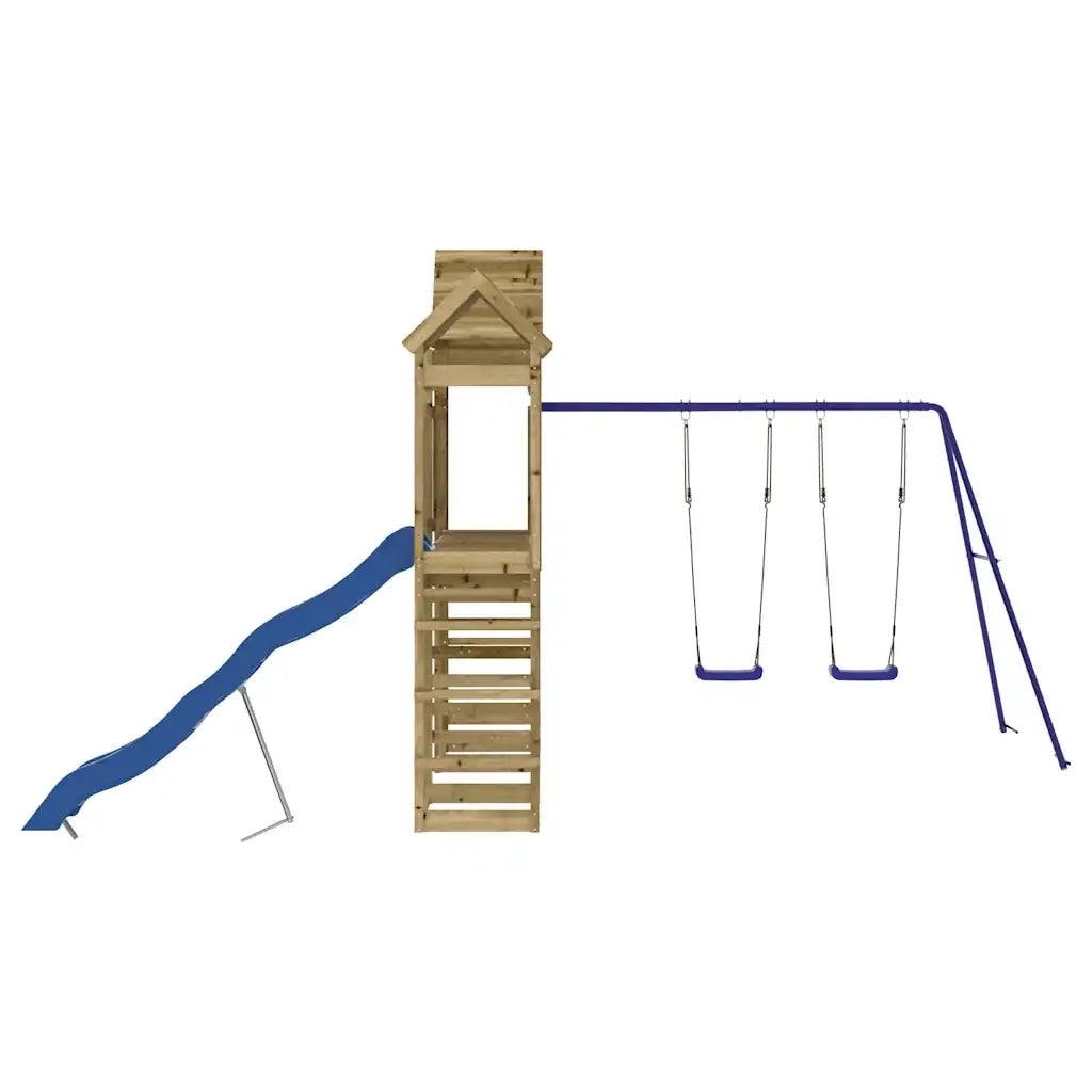 Set da Gioco da Esterno in Legno di Pino Impregnato 3156981