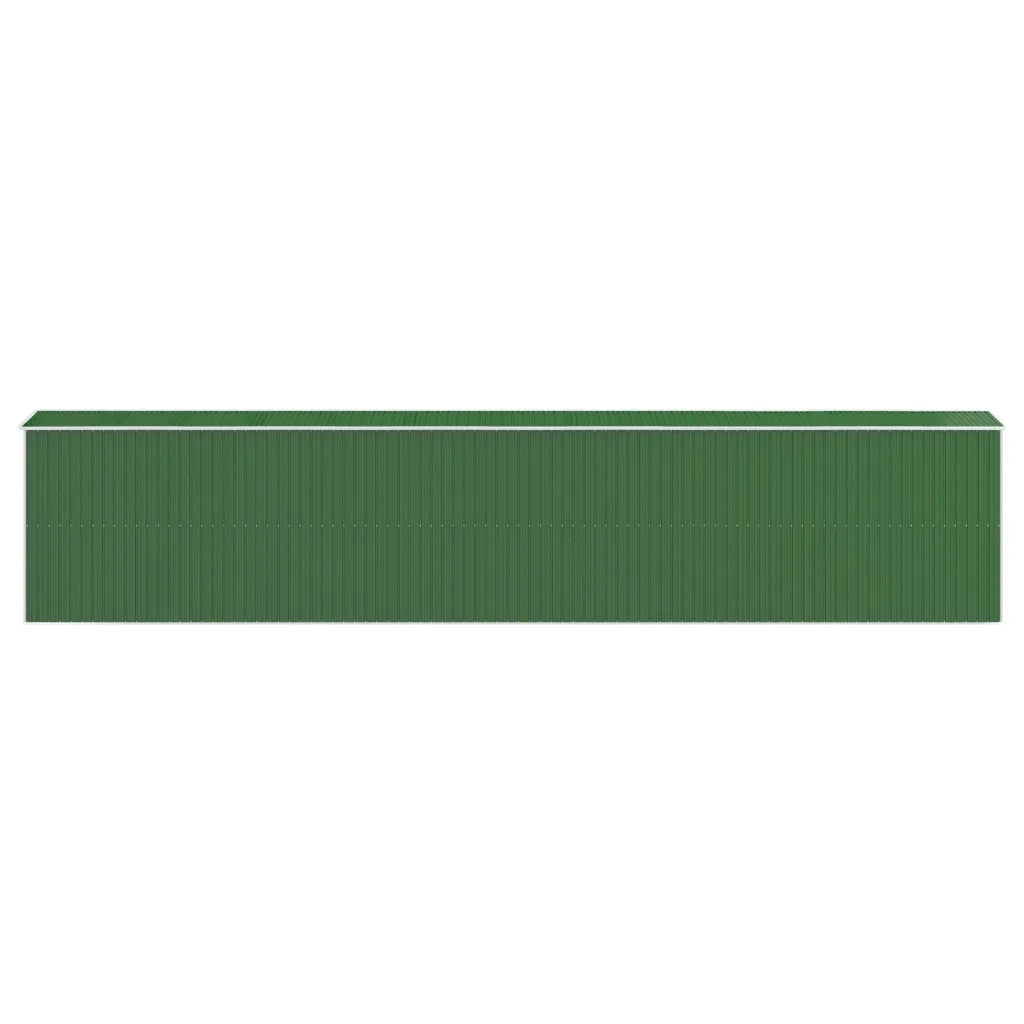 Capanno da Giardino Verde 192x938x223 cm Acciaio Zincato cod mxl 65884