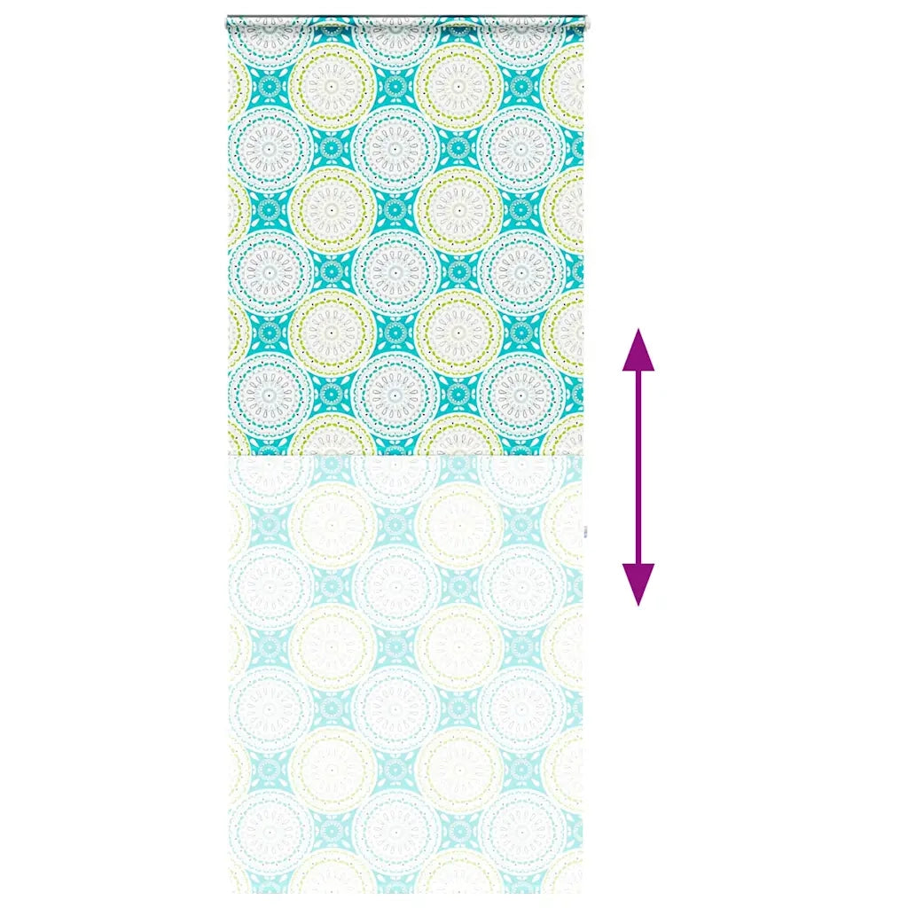 Tenda a Rullo Doccia Cassonetto-Tenda doccia a rullo 110x240 cm Larghezza Tessuto 852253