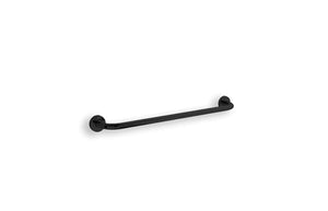 Portasalviette serie One - Inda Misure:: 45 cm, Finitura:: Nero Opaco