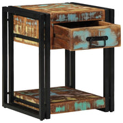 Armadio da Notte 40 x 40 x 50 cm Legno Recuperato Massello 4016702