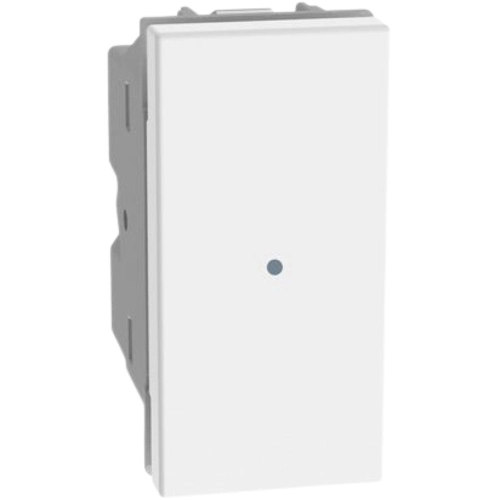 Bticino interruttore assiale 1p 10 ax 250 v illuminabile *** colore bianco, confezione 1