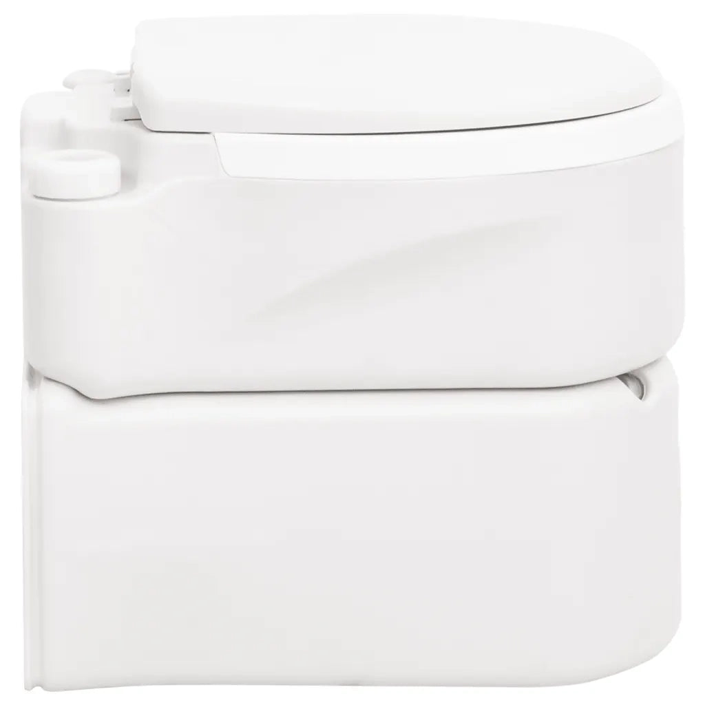 Toilette Integrata da Campeggio Bianca 24+17 L HDPE e PP