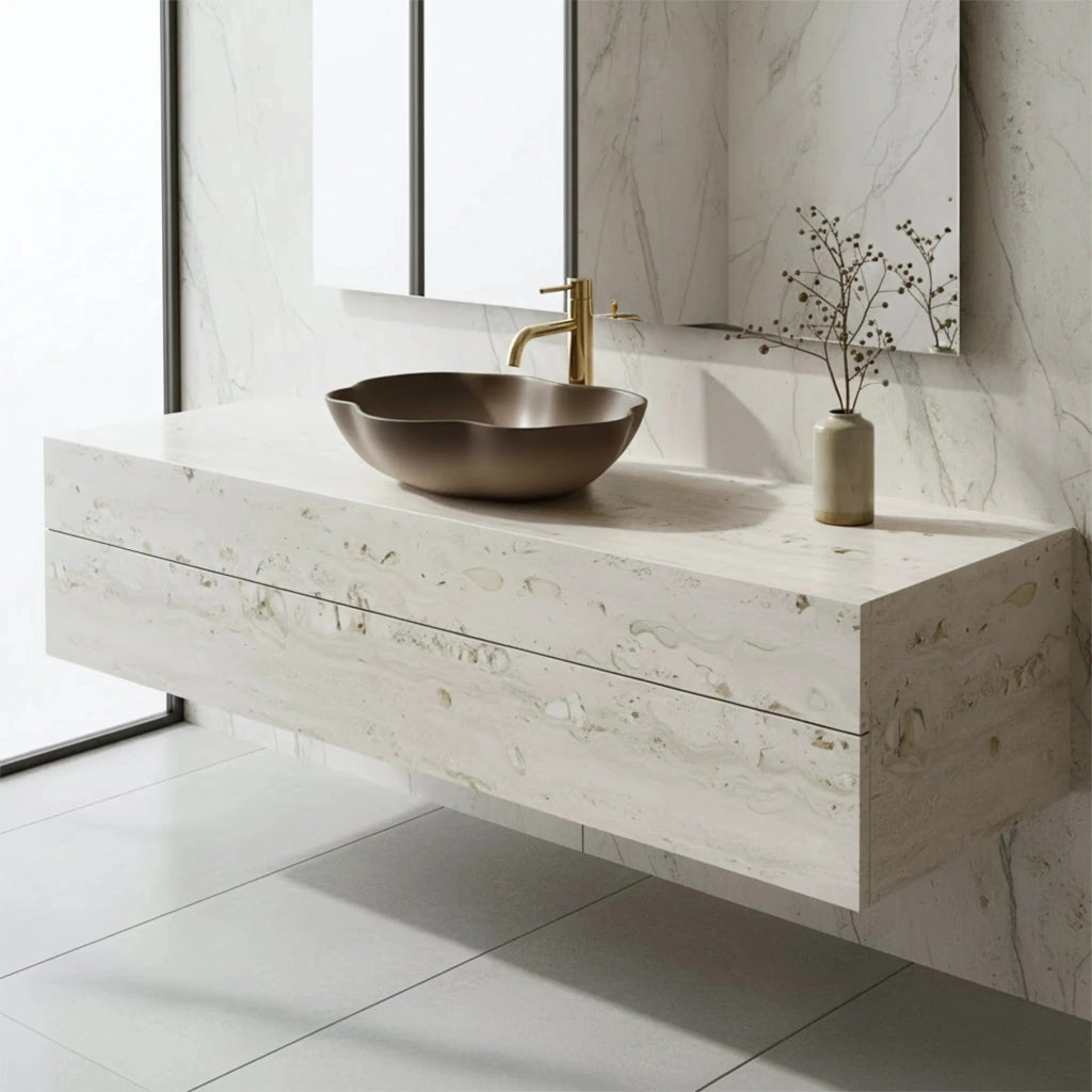Lavabo Da Appoggio Rea Pearl Ombre