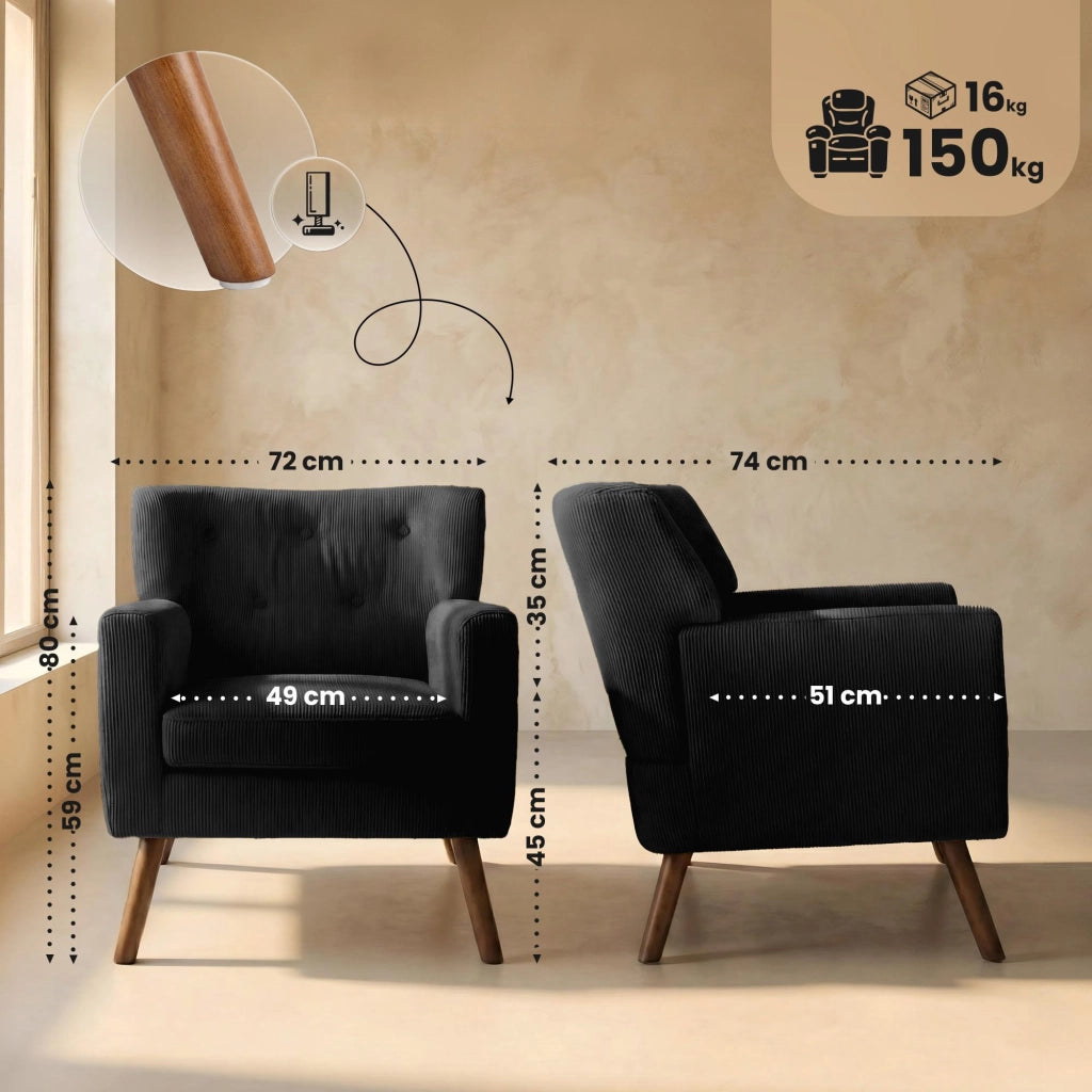 Poltroncina Kioni Cord 7