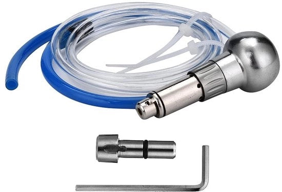 Accessorio per strumento pneumatico - Kit di installazione - Stampa a mano - Accessorio per strumento - 7,5 cm - Incluso chiave a sei denti - Strumento per la stampa