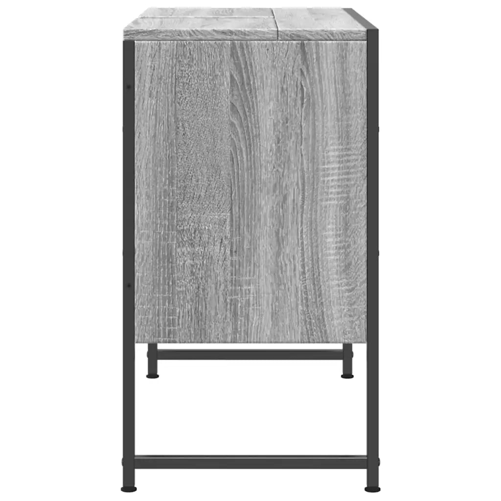 Mobile Lavabo Bagno-Armadietto da bagno Grigio Sonoma 60x30x60 cm Legno Multistrato 941098