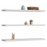 Meina, Mensola 3 Ripiani, 60x15x2h cm Bianco