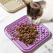 Mat per lento alimentazione di animali domestici; mat per lento alimentazione di animali domestici con morso; mat per prevenire soffocamento.