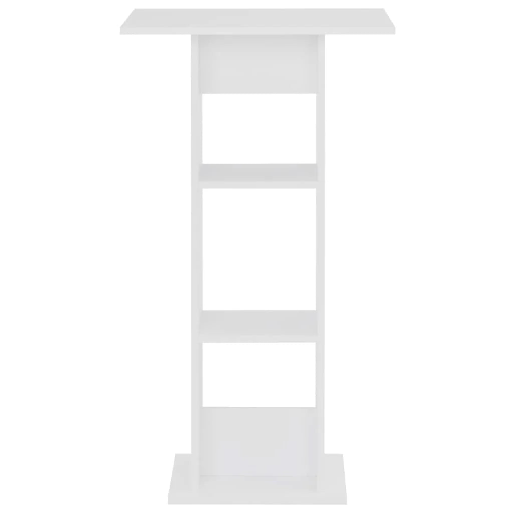 Tavolo alto stile bar/bistrot bianco 110 cm 0902058