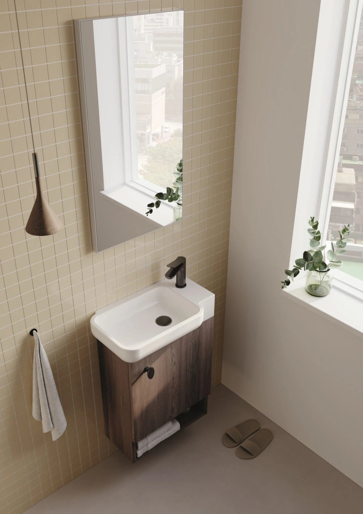 Mobile lavabo "Begonya 55" - 53 x 33 x 75 cm - Noce scuro