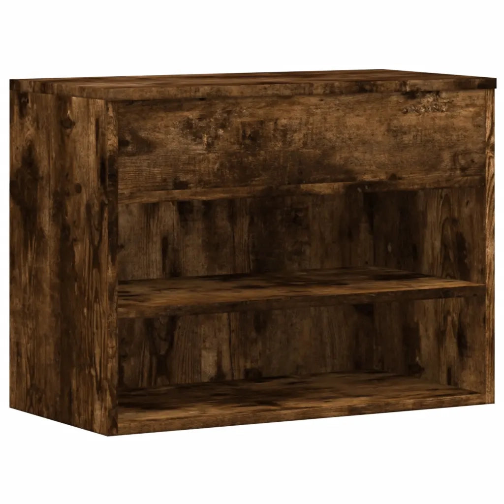 Scarpiera Rovere Fumo 60x30x45 cm in Legno Multistrato cod mxl 46999