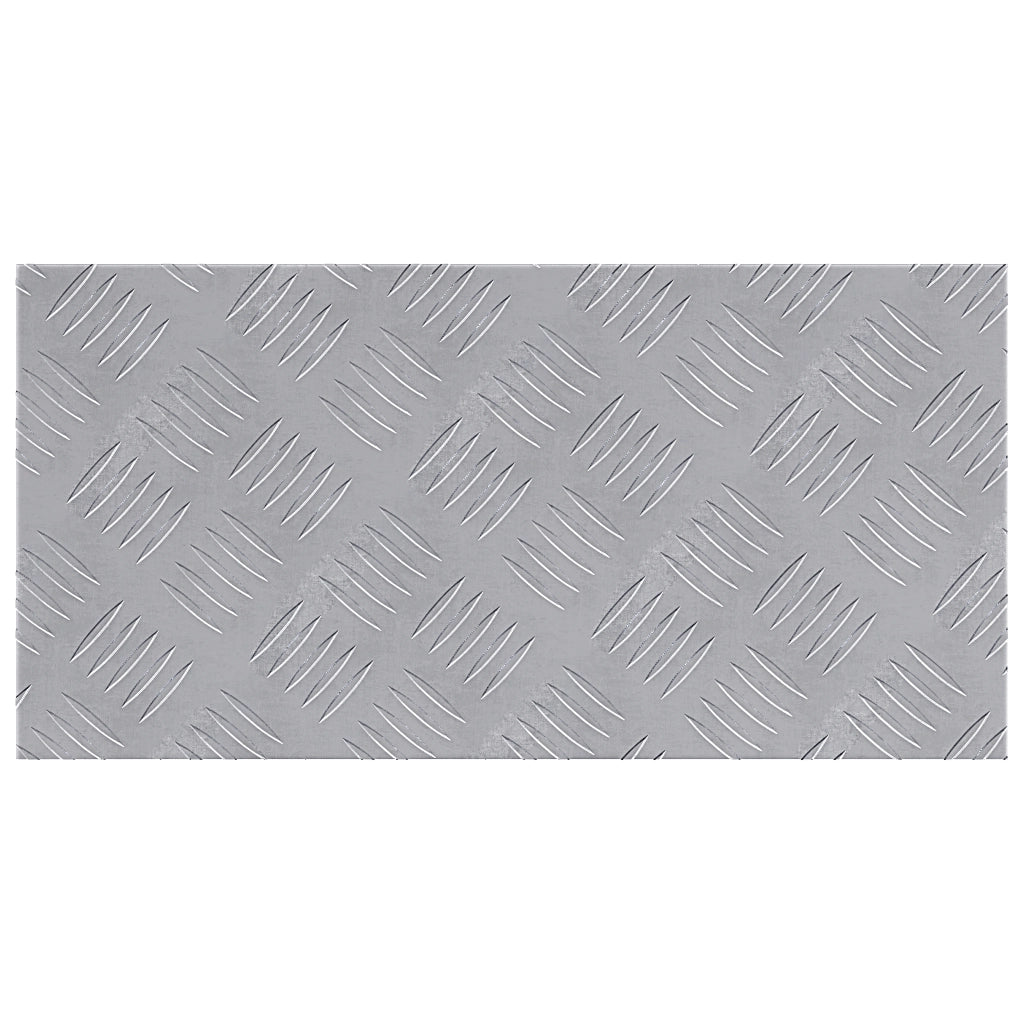 Lastre di alluminio checker - 4 Pezzi, Antiscivolo, 50x25 cm