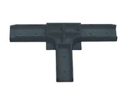 TEE PLASTICA PER PROFILO ZANZARIERA LINEA B- - nero - 40 pezzi SANGIORGIO