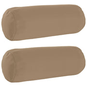 Federa 2 pz HEERLEN Tortora Ø 15 x 40 cm Poliestere 923339
